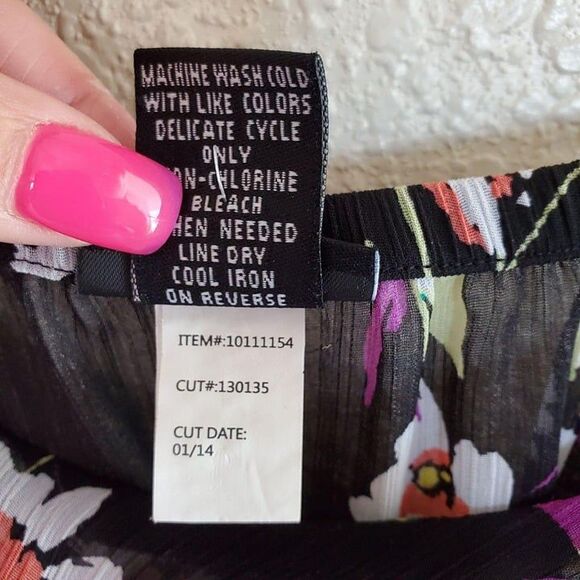 Torrid Womens Tops Bundle of 2 Blouses -Chiffon Top/Tank 0/XL - Picture 6 of 11